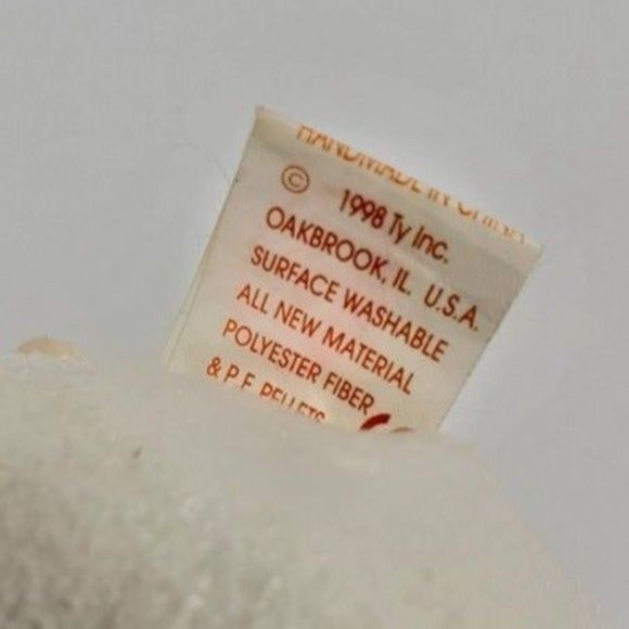 TY Beanie Babies Halo Angel Bear 1998 and Sizzle Red Bear 2001 - Picture 7 of 12